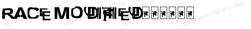 Race Modified字体转换